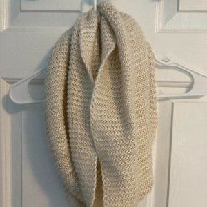 tan infinity scarf, circle scarf